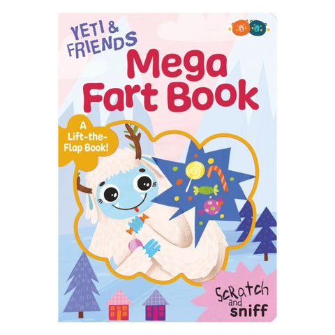 Yeti Mega Fart Book - Scratch-and-Sniff Laughs by Buddy & Barney