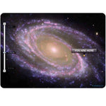 You Are Here Galaxy View Postcard - Cosmic Mail Art