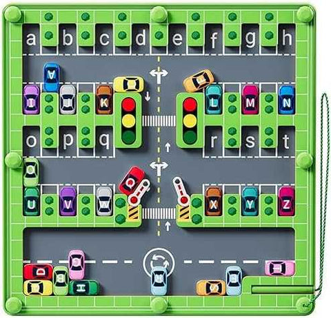 zhiwuzhu Magnetic Alphabet Maze Montessori Puzzle