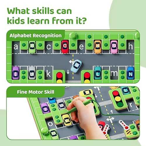 zhiwuzhu Magnetic Alphabet Maze Montessori Puzzle