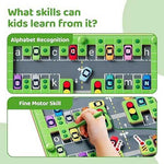 zhiwuzhu Magnetic Alphabet Maze Montessori Puzzle