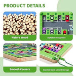 zhiwuzhu Magnetic Alphabet Maze Montessori Puzzle