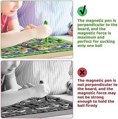zhiwuzhu Magnetic Alphabet Maze Montessori Puzzle