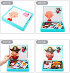 ZSFLZS Magnetic Puzzles Face Dress Up Travel Game